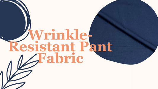 Wrinkle-resistant pant fabric