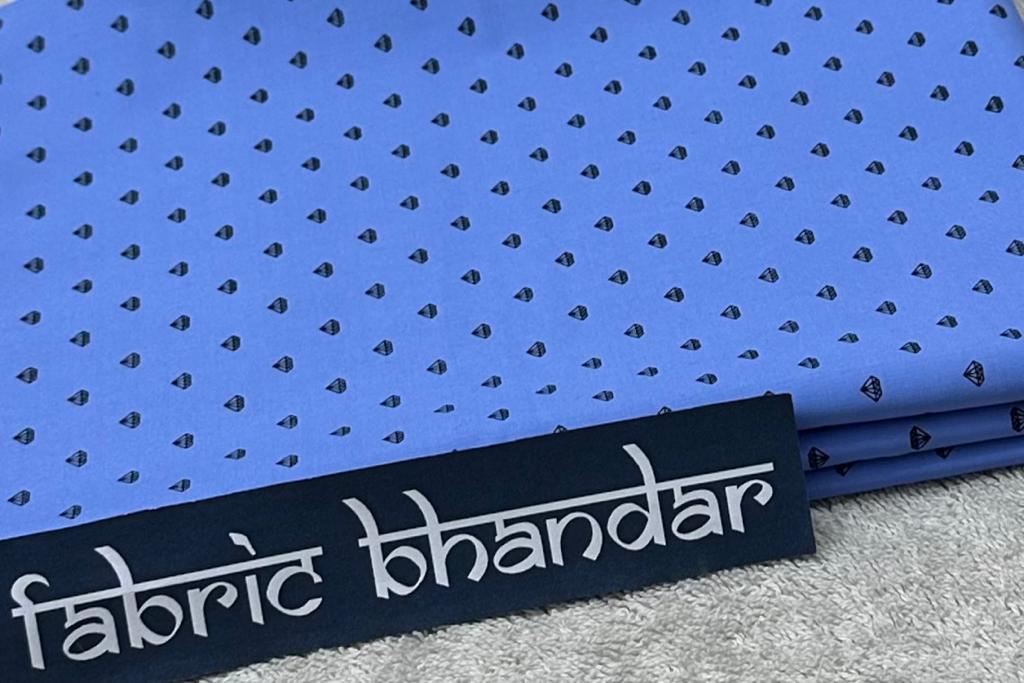 Siyaram's Light Blue Colour Digital Printed Bamboo Shirt Fabric Starting at - Just Rs. 999! with Free Shipping & COD Options
