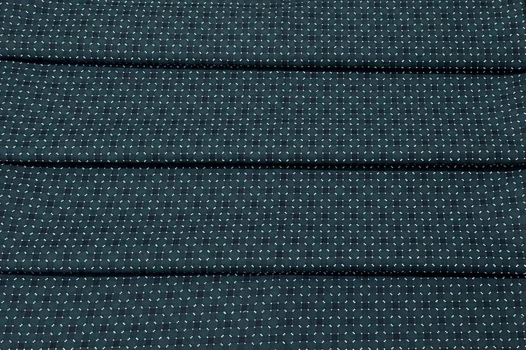Siyaram's Dark Green with Geometric Prints Pure Cotton Premium Quality Shirt Fabric (Length-1.60 Meter | Width-58 Inch) Starting at - Just Rs. 999! with Free Shipping & COD Options
