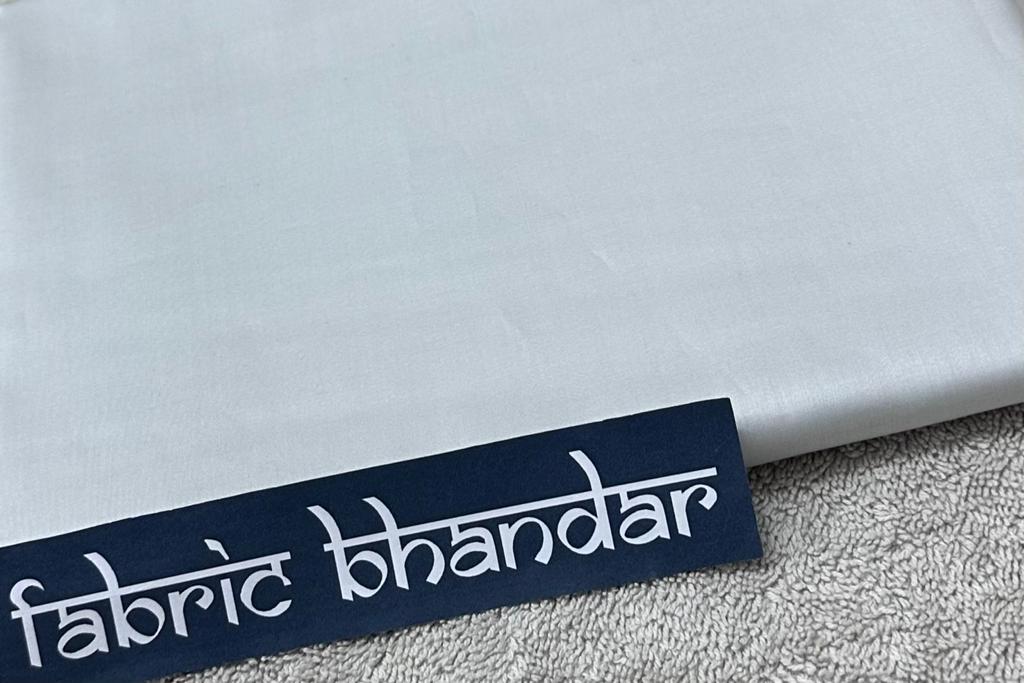 Plain Light Grey Premium Finish Egyptian Giza Cotton Shirt Fabric Starting at - Just Rs. 699! with Free Shipping & COD Options