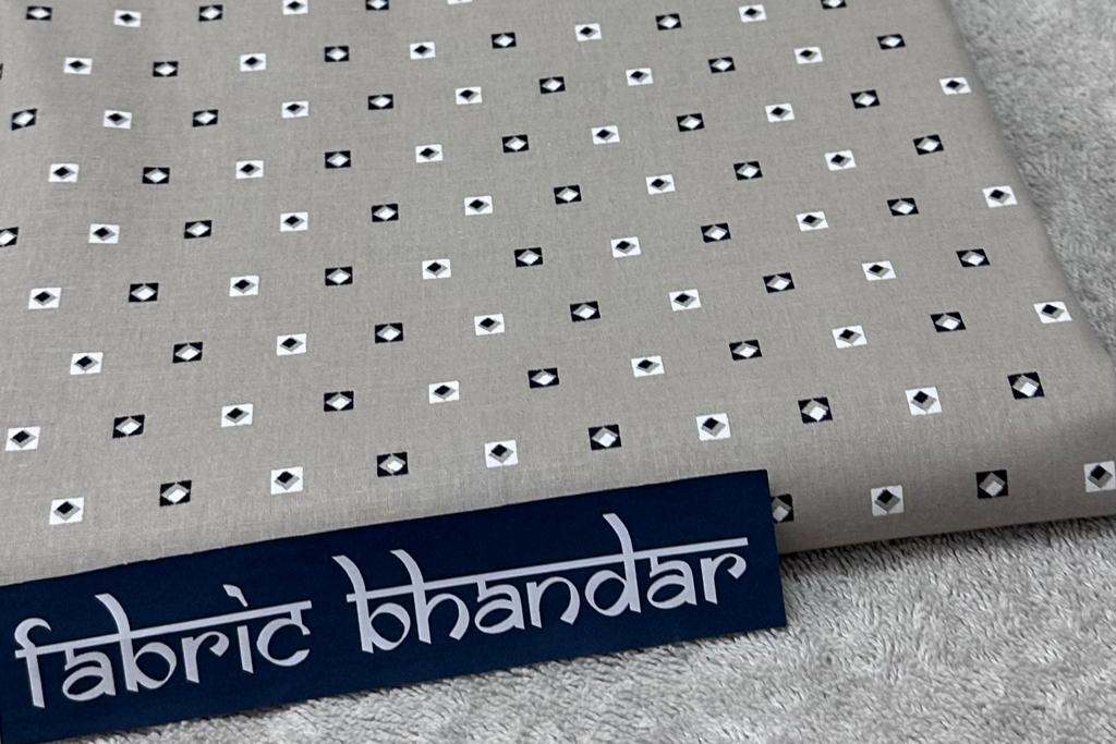 Light Brown Digital Printed Pure Cotton Shirt Fabric Starting at - Just Rs. 499! with Free Shipping & COD Options