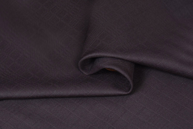 Chocolate Brown Light Checks Lycra Pant Fabric Starting at - Just Rs. 749! with Free Shipping & COD Options