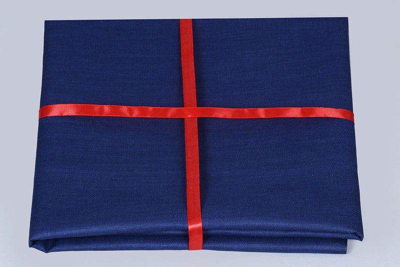 Navy Blue Cotton Linen Shirt Fabric Starting at - Just Rs. 549! with Free Shipping & COD Options