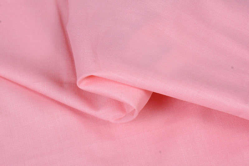 Pink Plain Pure Cotton Shirt Fabric Starting at - Just Rs. 599! with Free Shipping & COD Options