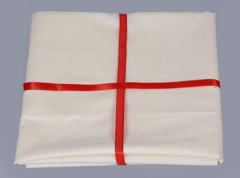 Peach Yellow Plain Heavy Quality Cotton Linen Shirt Fabric (Length-2.25 Meter | Width-34 Inch) Starting at - Just Rs. 749! with Free Shipping & COD Options