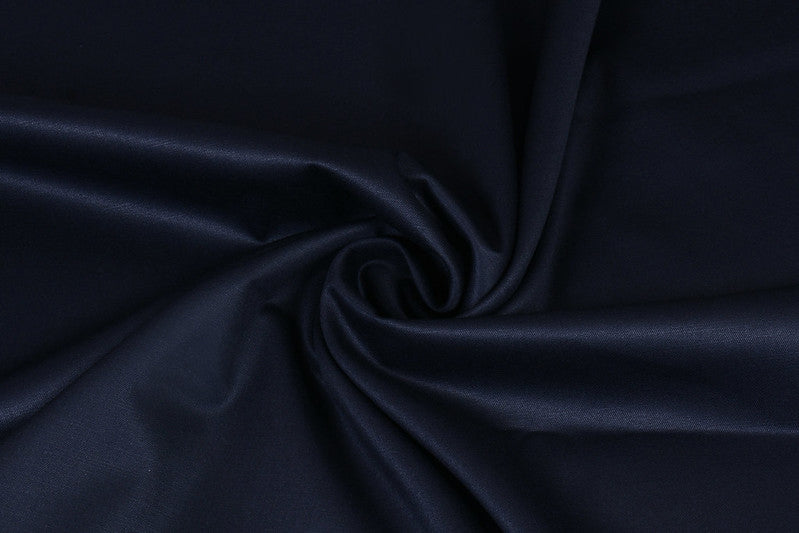 Plain White Cotton Shirt Fabric With Navy Blue Pant Fabric Combo Starting at - Just Rs. 799! with Free Shipping & COD Options