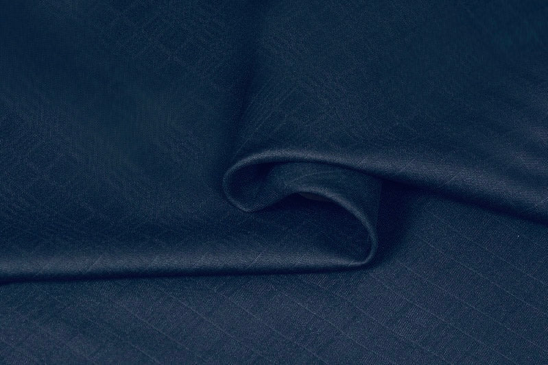 Denim Blue Checks Lycra Pant Fabric Starting at - Just Rs. 749! with Free Shipping & COD Options