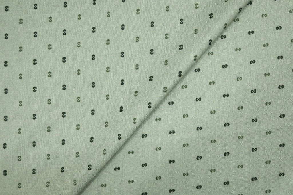 Cardamom Colour Raindrop Print Digital Printed Cotton Shirt Fabric (Length-2.25 Meter | Width-34 Inch) Starting at - Just Rs. 599! with Free Shipping & COD Options