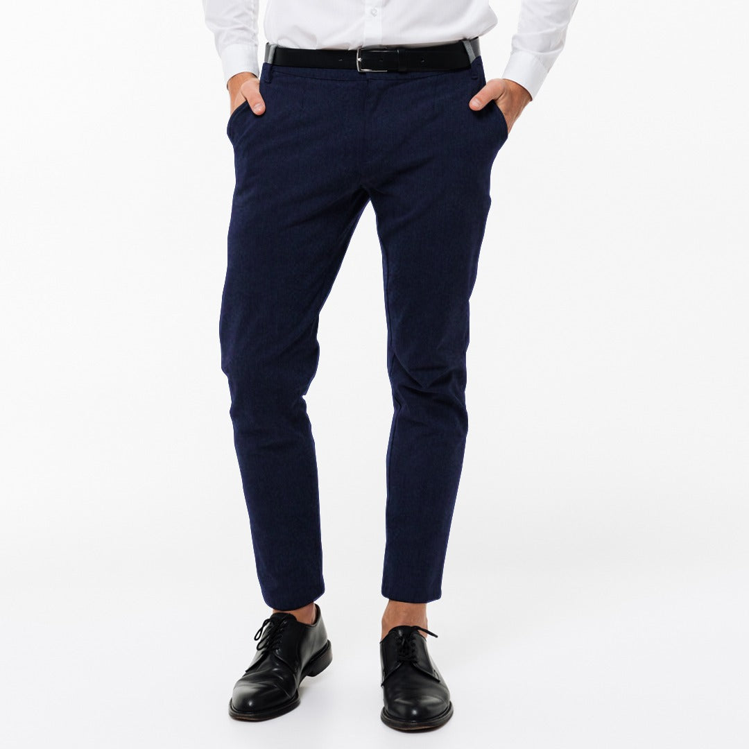 Navy Blue Lyrca Pant Fabric Starting at - Just Rs. 499! with Free Shipping & COD Options