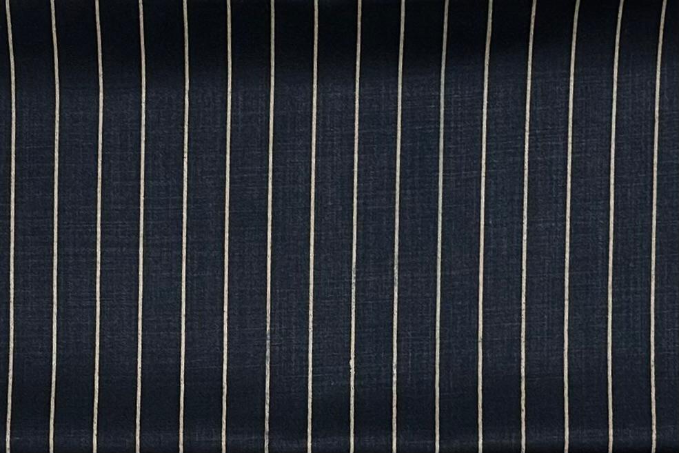 Deep Black with Golden Lines Digital Printed Cotton Shirt Fabric (Length-2.25 Meter | Width-34 Inch) Starting at - Just Rs. 699! with Free Shipping & COD Options