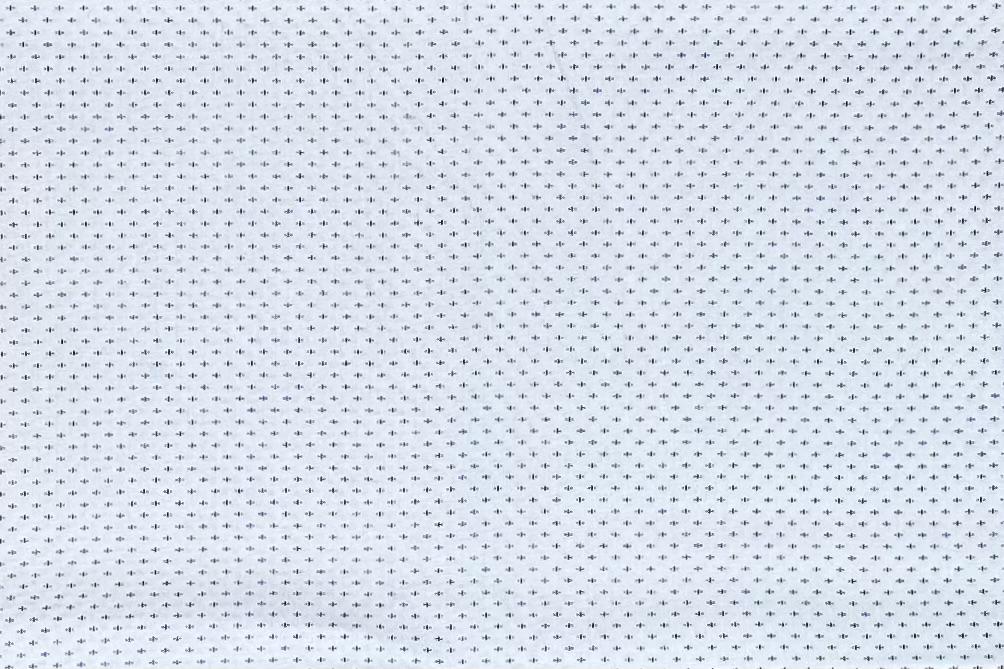 White Colour Dotted Print Cotton Shirt Fabric (Length-2.25 Meter | Width-34 Inch) Starting at - Just Rs. 599! with Free Shipping & COD Options