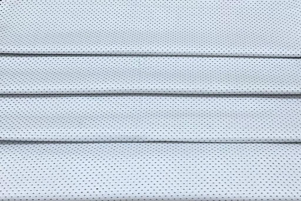 White Colour Dotted Print Cotton Shirt Fabric (Length-2.25 Meter | Width-34 Inch) Starting at - Just Rs. 599! with Free Shipping & COD Options