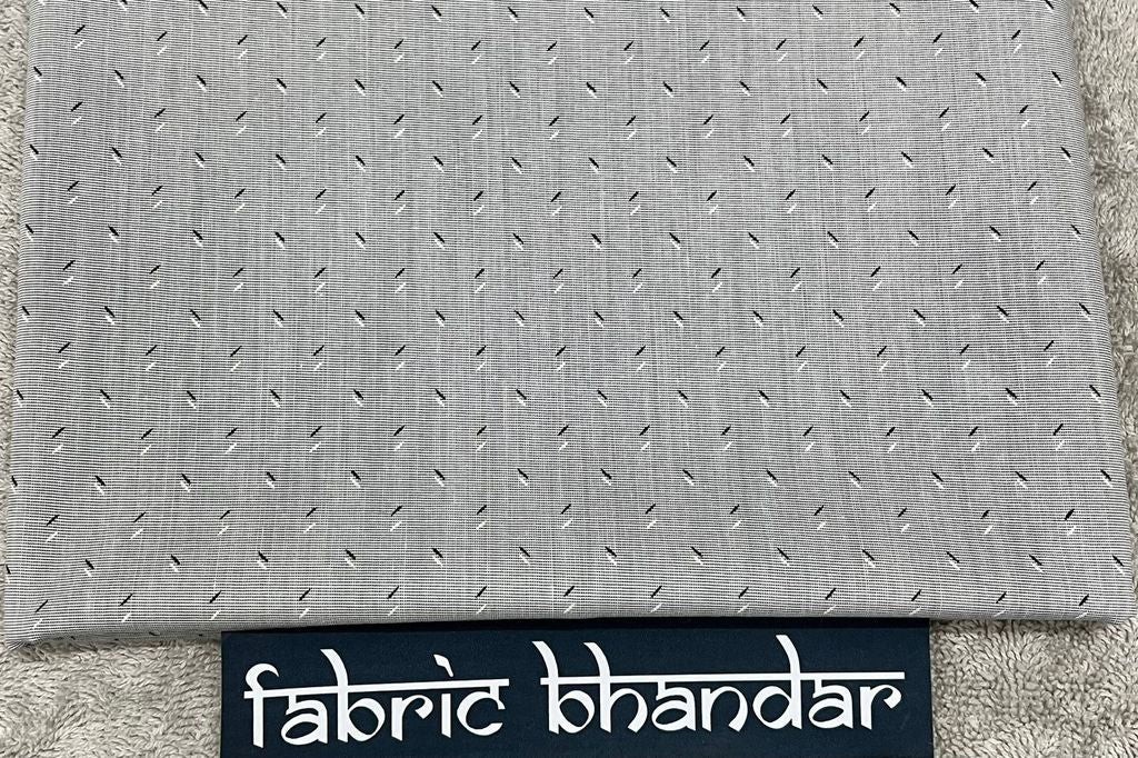 Cloud Grey Ultra Soft Cotton Digital Printed Shirt Fabric (Length-1.60 Meter | Width-58 Inch) Starting at - Just Rs. 799! with Free Shipping & COD Options