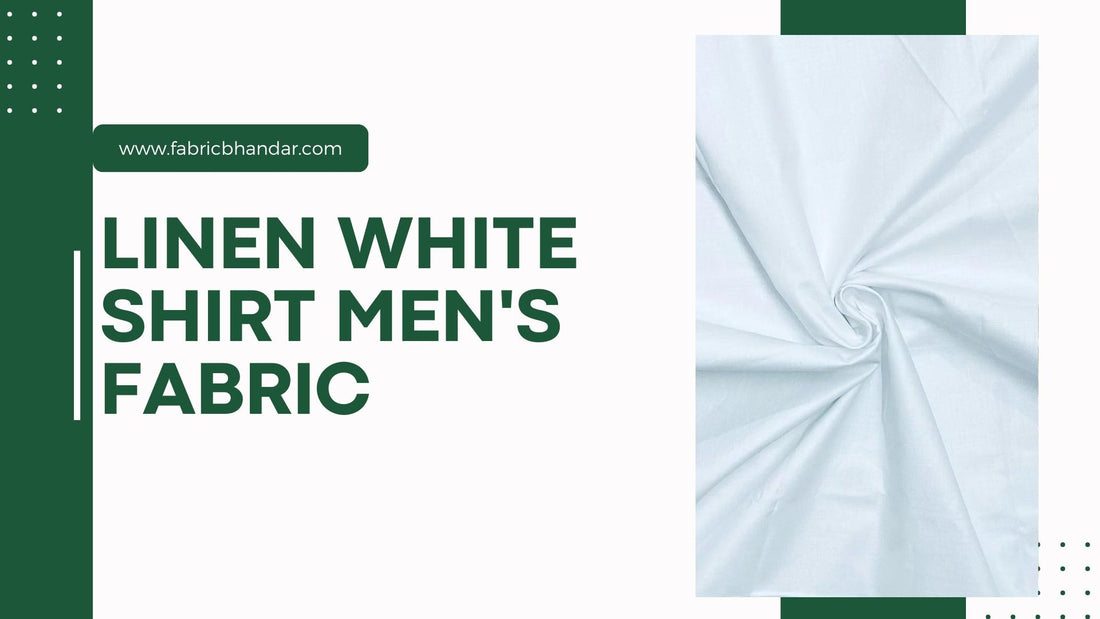 Linen White Shirt Men's Fabric 