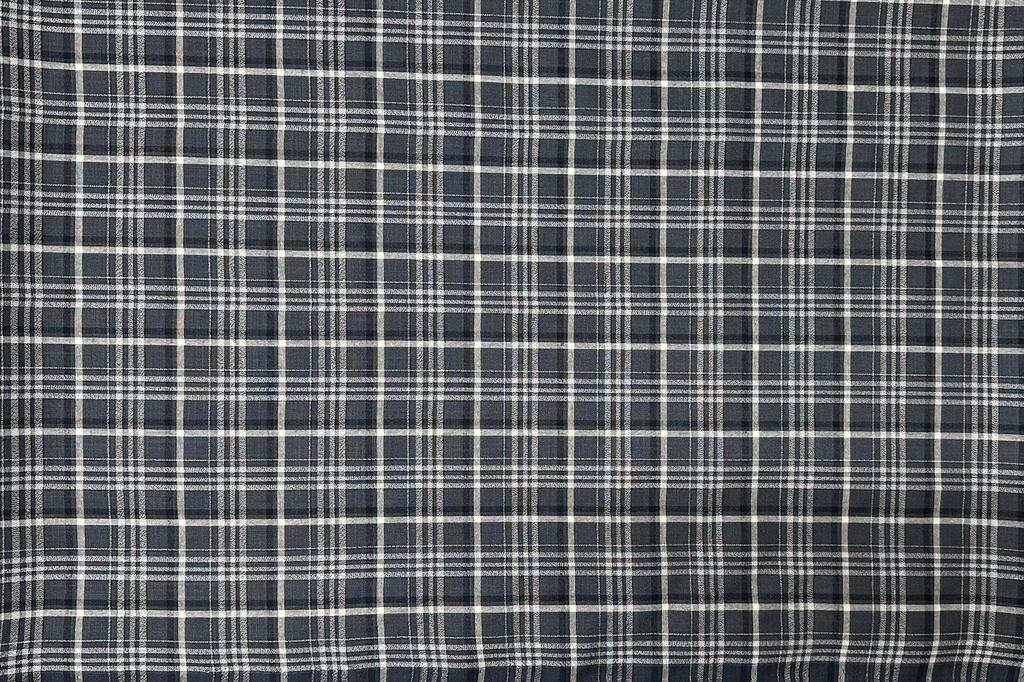 Charcoal Grey with Yellow & Black Big Check Cotton Shirt Fabric Starting at - Just Rs. 549! with Free Shipping & COD Options