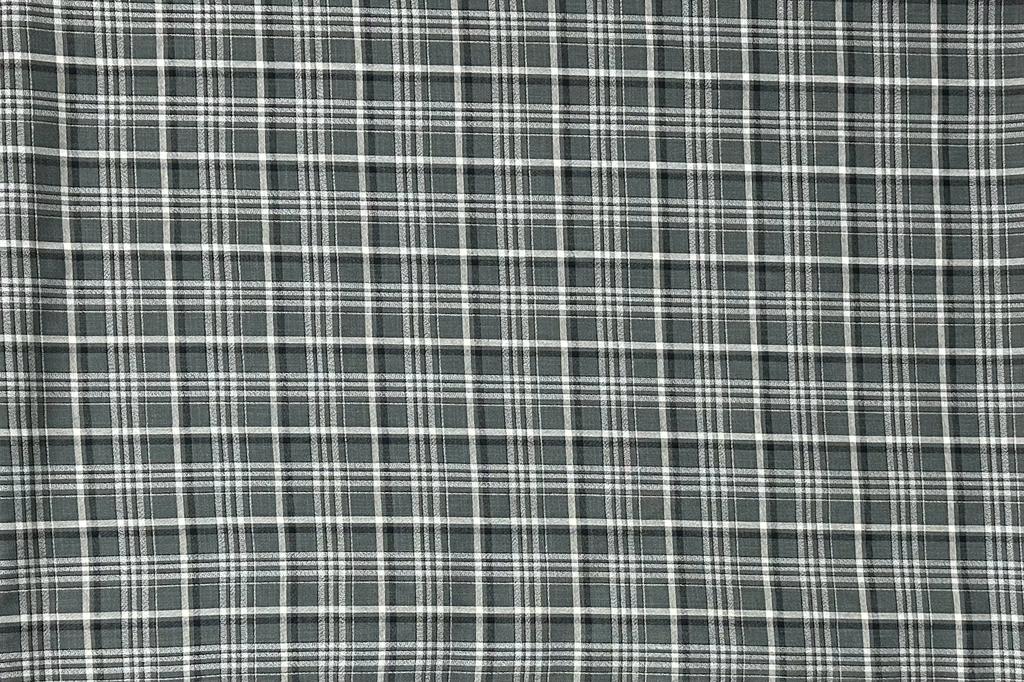 Dark Green with Yellow & Black Big Check Cotton Shirt Fabric (Length-2.50 Meter | Width-34 Inch) Starting at - Just Rs. 549! with Free Shipping & COD Options