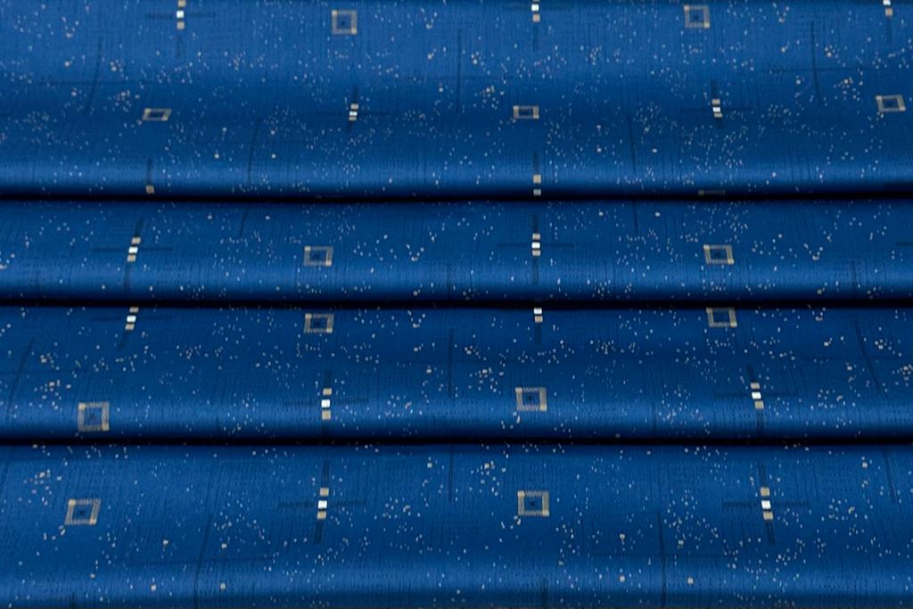 French Blue Digital Printed Cotton Shirt Fabric (Length-2.50 Meter | Width-34 Inch) Starting at - Just Rs. 899! with Free Shipping & COD Options