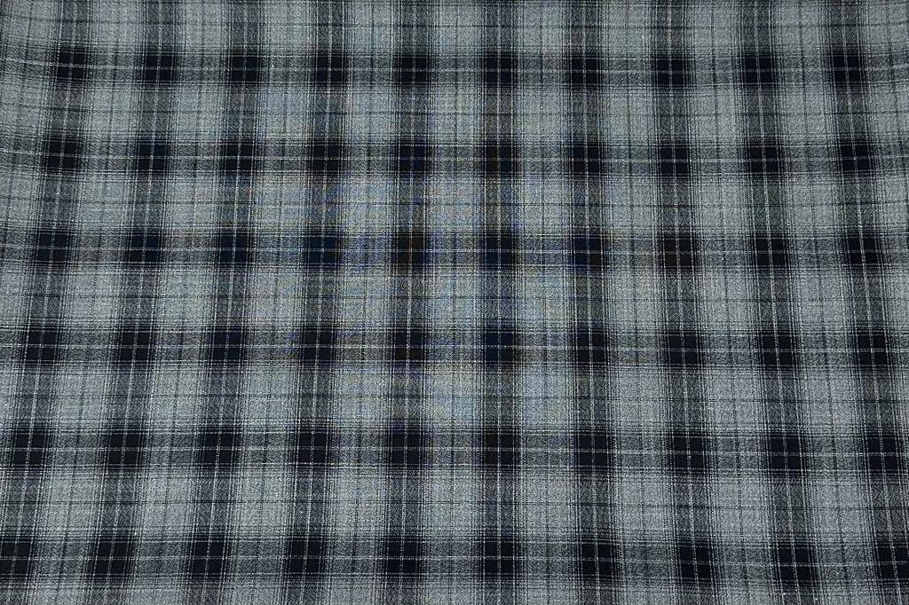 Spanish Green with Classy Big Black Checks Cotton Shirt Fabric (Length-2.50 Meter | Width-34 Inch) Starting at - Just Rs. 649! with Free Shipping & COD Options