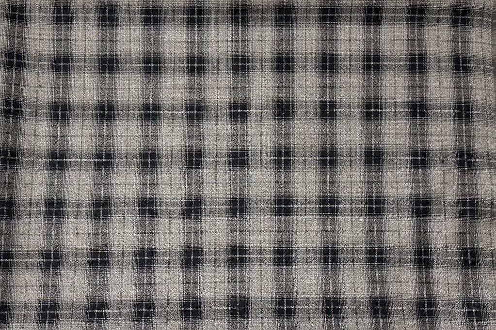Light Brown with Classy Big Black Checks Cotton Shirt Fabric Starting at - Just Rs. 549! with Free Shipping & COD Options
