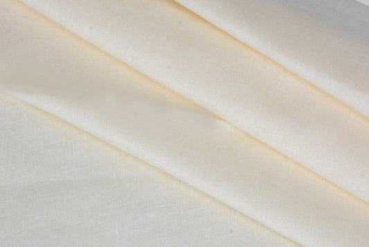 Peach Yellow Plain Heavy Quality Cotton Linen Shirt Fabric (Length-2.25 Meter | Width-34 Inch) Starting at - Just Rs. 749! with Free Shipping & COD Options