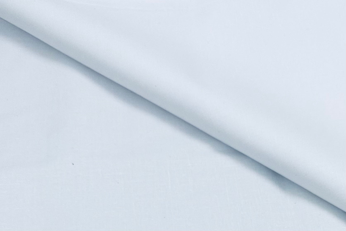 White Plain Heavy Quality Cotton Linen Shirt Fabric