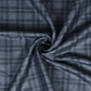 Charcoal Grey Tweed Fabric with Black Checks ( 2 Meter Cut Piece) Starting at - Just Rs. 1199! with Free Shipping & COD Options