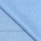 Ivory Blue Plain Heavy Quality Cotton Linen Shirt Fabric (Length-2.25 Meter | Width-34 Inch)