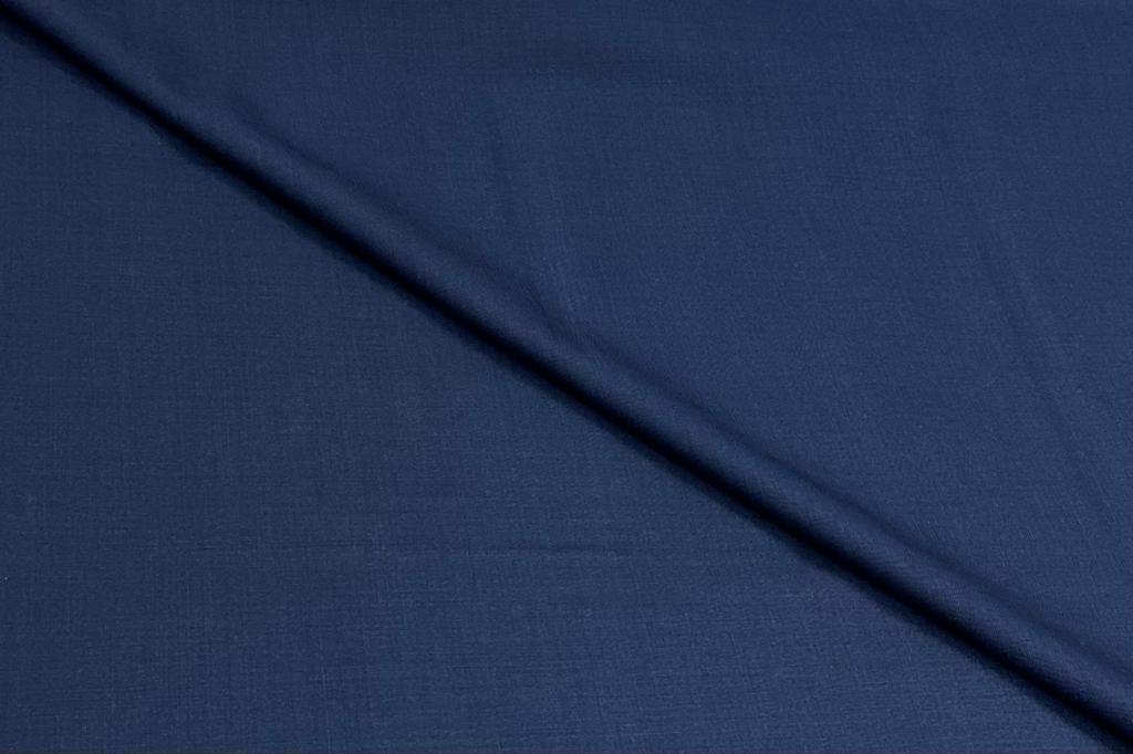 JHAMPSTEAD 100  Pure Wool Dark Navy Blue Unstitched Trouser Fabric  125  metres