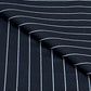 Deep Black with White Lines Digital Printed Cotton Shirt Fabric (Length-2.25 Meter | Width-34 Inch) Starting at - Just Rs. 649! with Free Shipping & COD Options