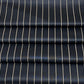 Deep Black with Golden Lines Digital Printed Cotton Shirt Fabric (Length-2.25 Meter | Width-34 Inch)