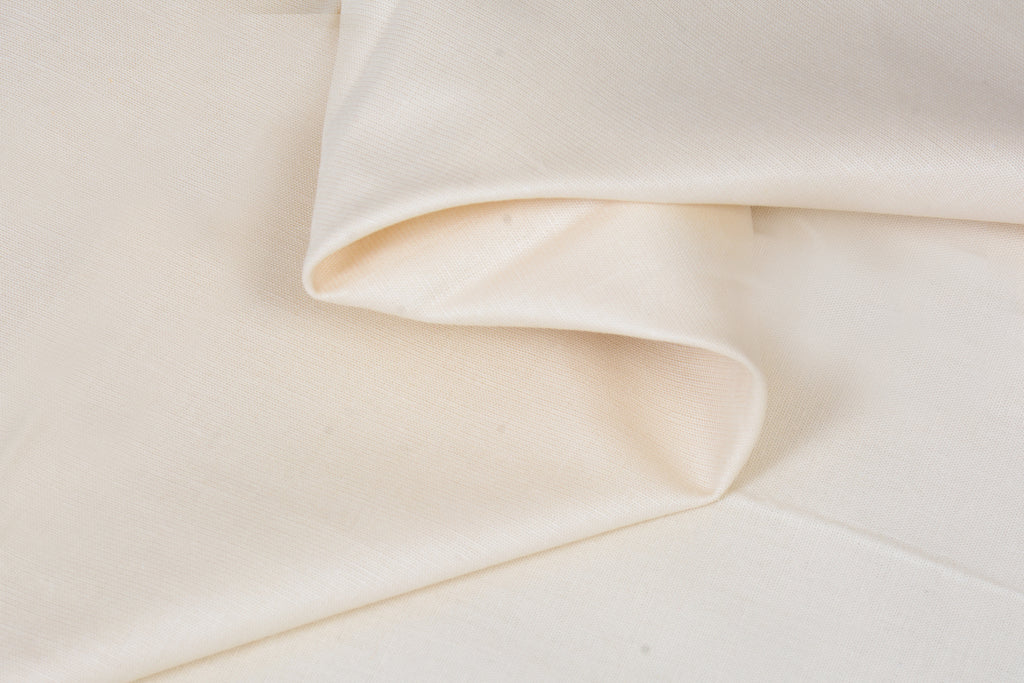 Peach Yellow Heavy Quality Plain Cotton Linen Shirt Fabric (Length-2.25 Meter | Width-34 Inch) Starting at - Just Rs. 749! with Free Shipping & COD Options