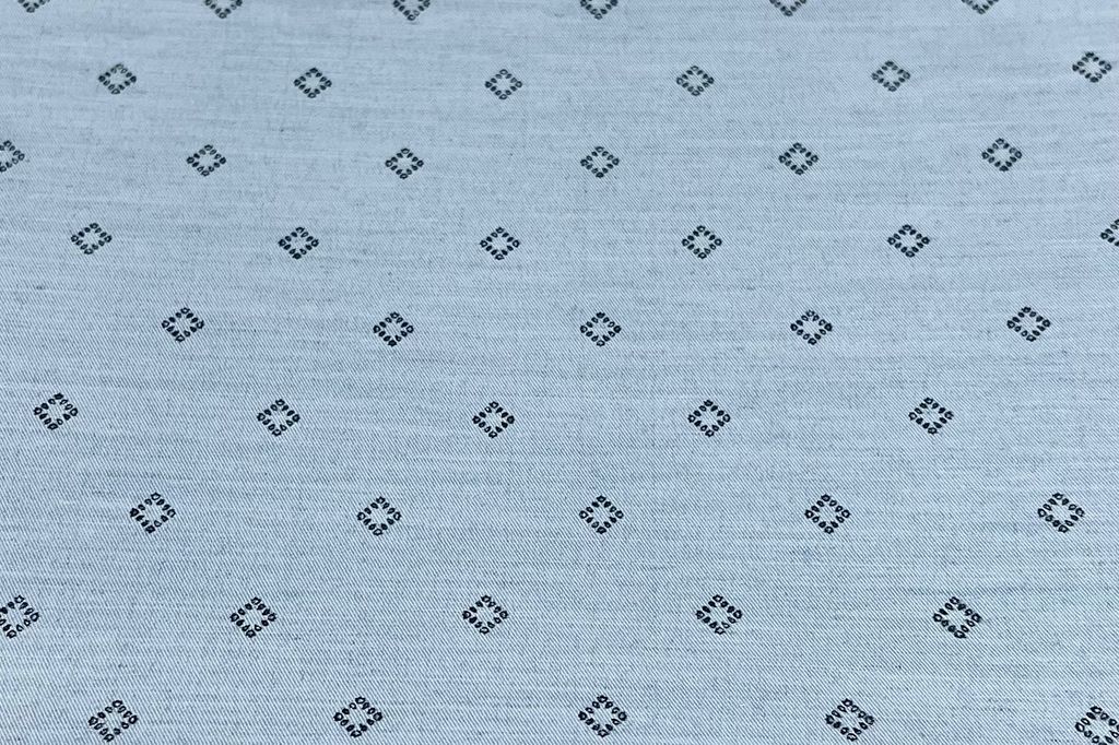 Light Blue Ultra Soft Cotton Digital Printed Shirt Fabric (Length-1.60 Meter | Width-58 Inch) Starting at - Just Rs. 799! with Free Shipping & COD Options